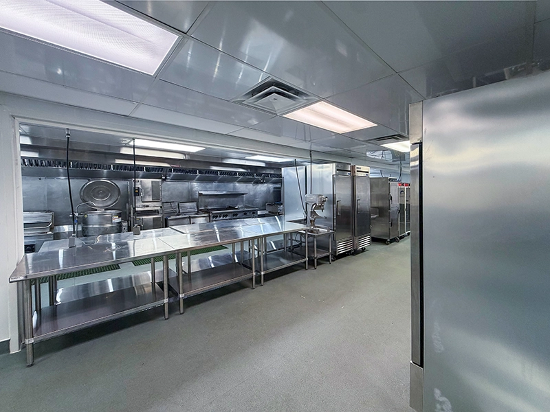 Temporary Modular Kitchen for Mercer University